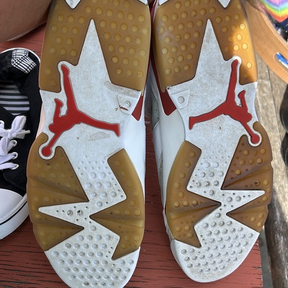 Nike retro Air Jordan number six red and black size 12 for men sneakers - Picture 11 of 12